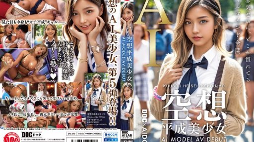 Poster DAL-010 Fantasy Heisei Beautiful Girl AI MODEL OF DEBUT Kurosaki Hana